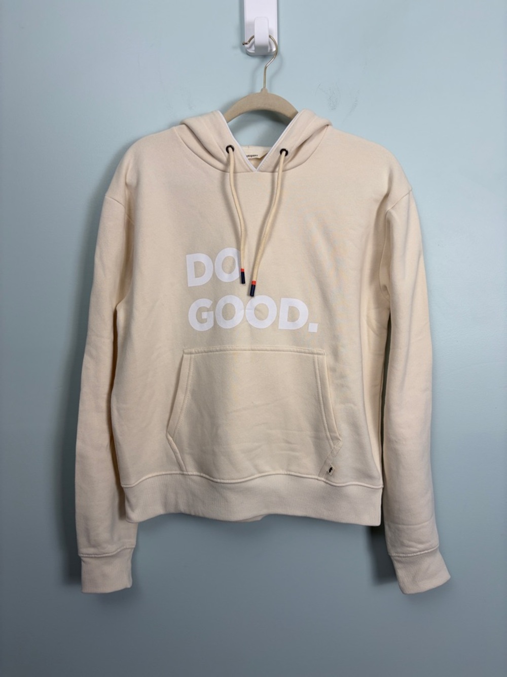 Cotopaxi Do Good Pullover Hoodie Cream Women’s Size XS Outdoor Hiking Casual